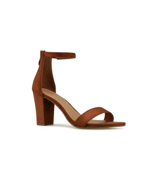 Women's Strappy Chunky Block High Heel