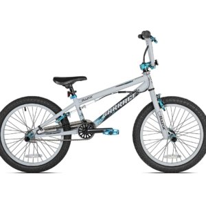 BMX/Freestyle Bike, 20-Inch, Grey/Blue